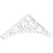 Ekena Millwork Pitch Genova Architectural Grade PVC Gable Pediment, 48"W x 14"H x 1"P (7/12) GPP048X014X100GEN - alternate 1